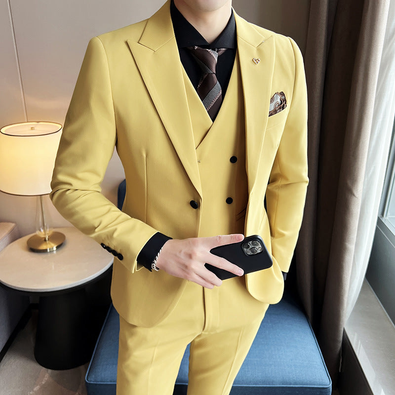 Suit Three-piece Double Buckle