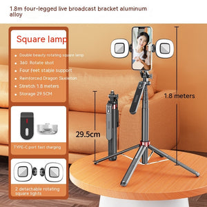 Selfie stick phone tripod