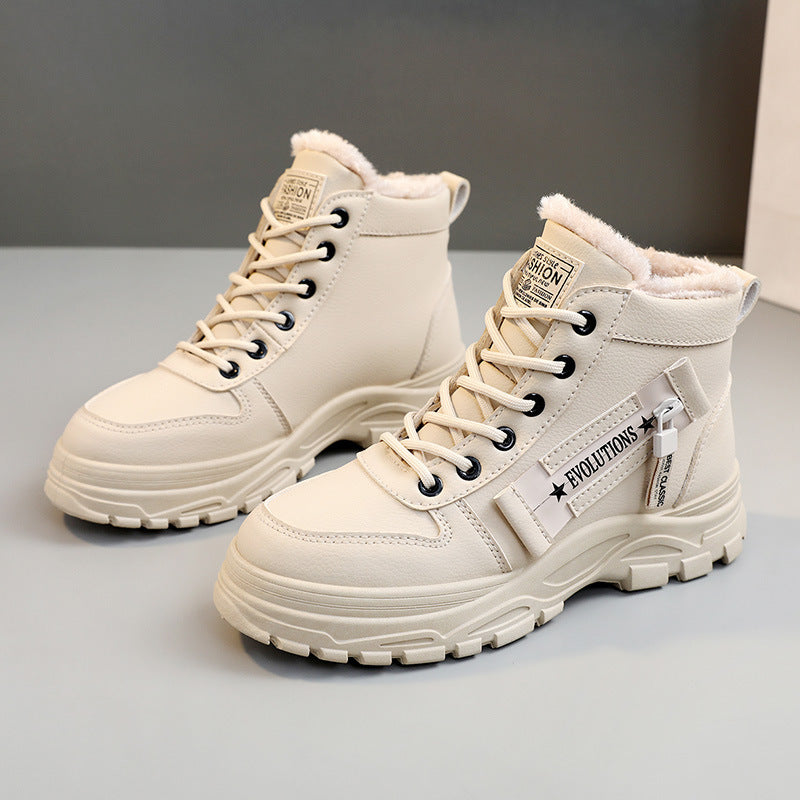 Lace-up Boots Winter Warm