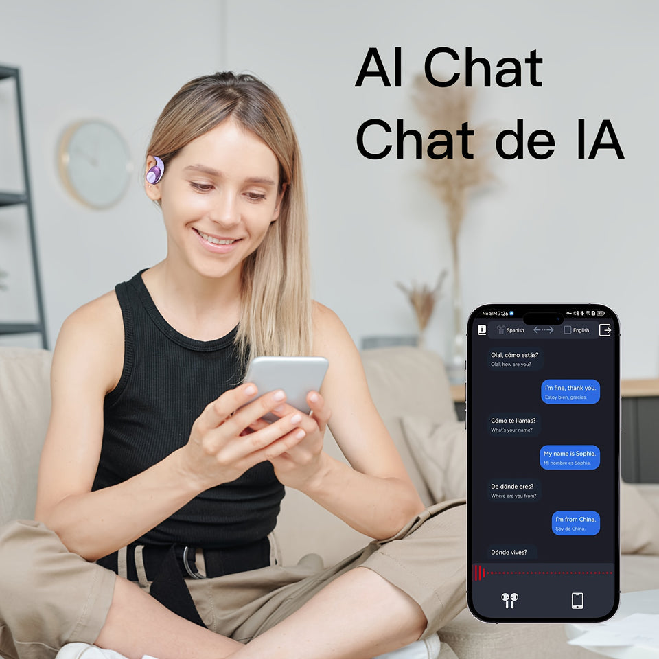 ZIHNIC AI Translator Earphones For all Languages