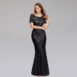 Women Host Sequin Evening Dress