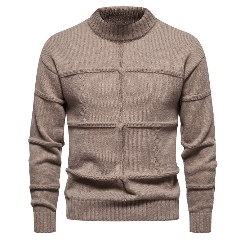 Crew Neck Casual Slim-fit Sweater