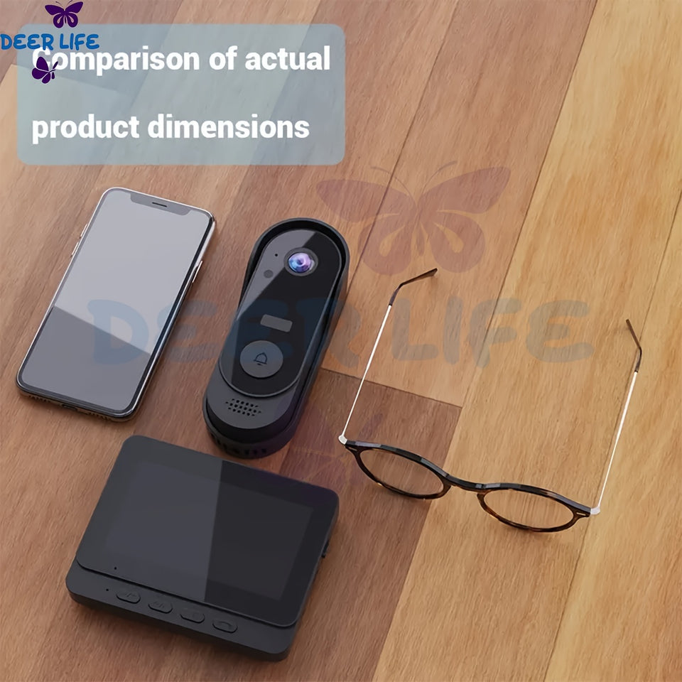 Video Doorbell with Camera, Night Vision,