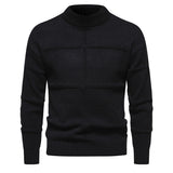 Crew Neck Casual Slim-fit Sweater