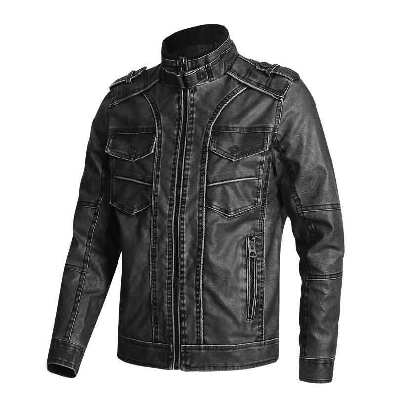 Leather Coat Men's Fashion