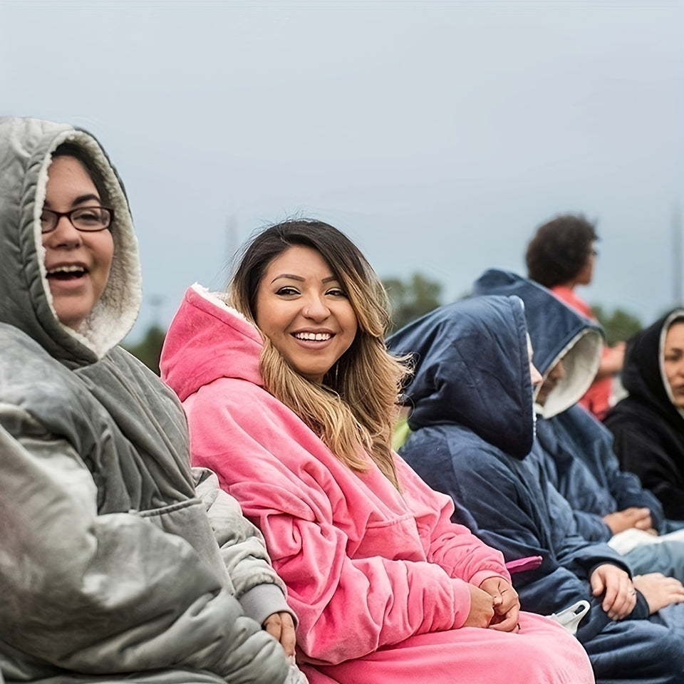 Hoodie Blanket with  Pocket Sweatshirt