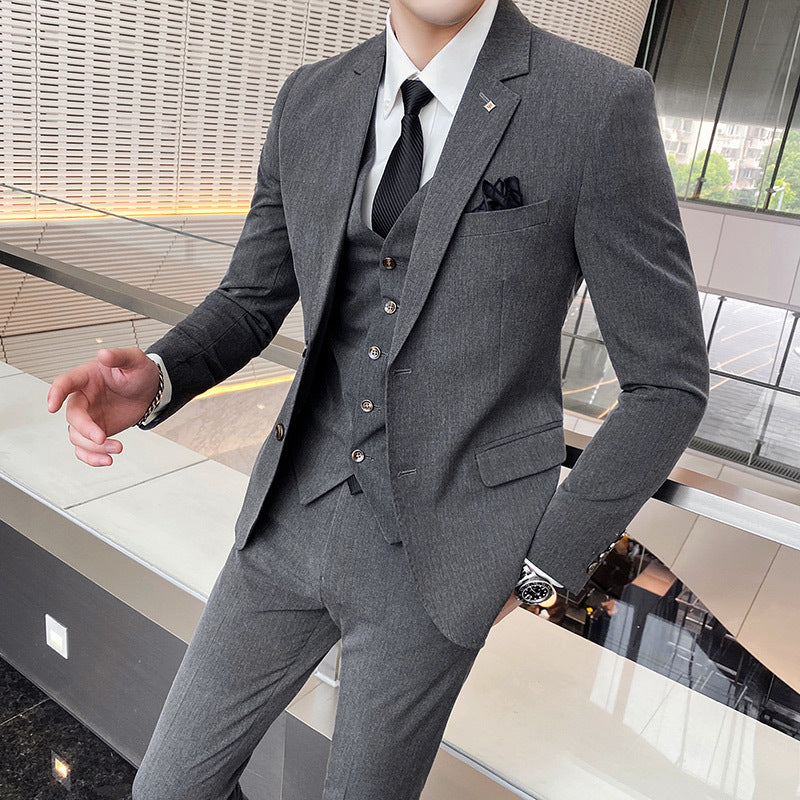 Casual  Men's Suit Three-piece