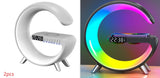 Intelligent G Shaped LED Lamp With Bluetooth Speaker And  Wireless Charger