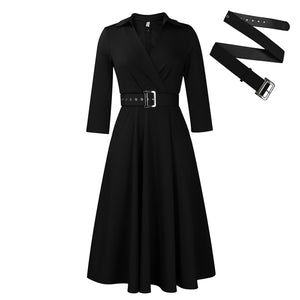 Women's Lapel Fashion Dress