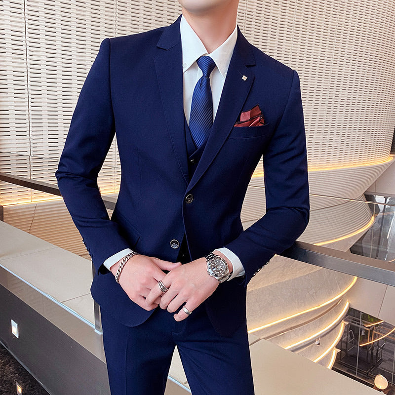 Casual  Men's Suit Three-piece