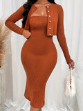 Elegant Women'S Knit Dress Suit