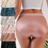 6-Pack Elegant Satin Panties for Women,