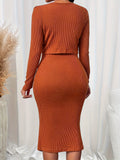 Elegant Women'S Knit Dress Suit