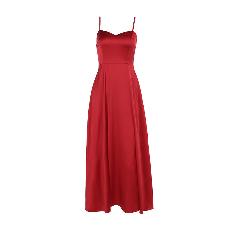 Summer  Satin  Women Dress