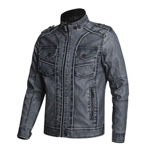 Leather Coat Men's Fashion