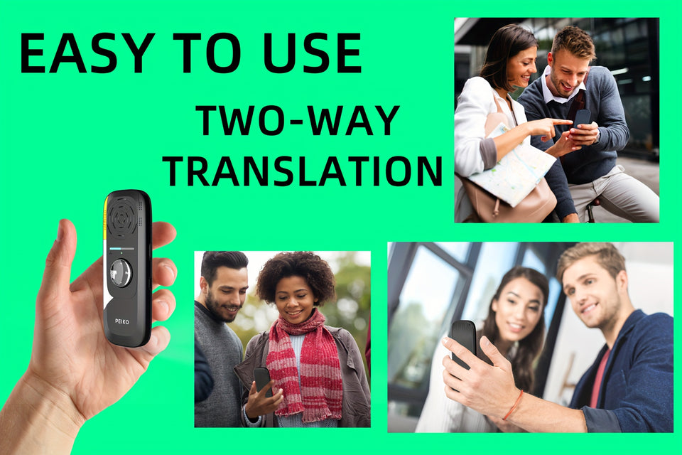 Portable Language Translation Equipment, APP Online Voice Translation, Support 136 Languages, High-precision Translation Equipment for Tourism Business Learning