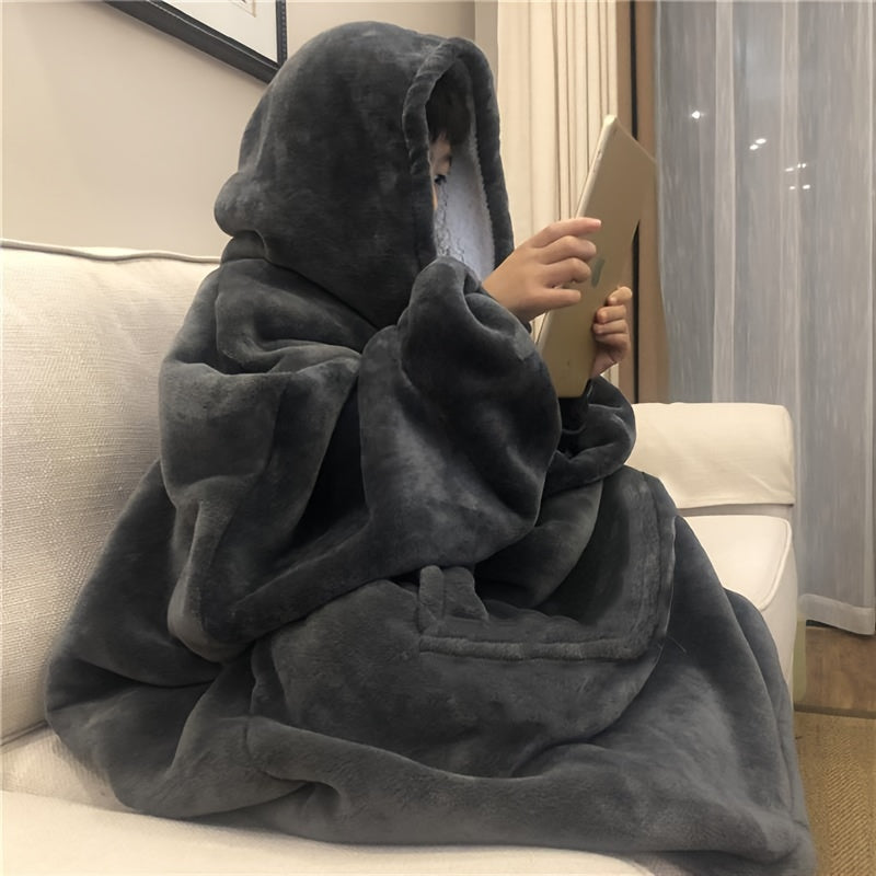 Hoodie Blanket with  Pocket Sweatshirt