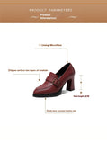 Square Buckle Women Shoes