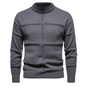 Crew Neck Casual Slim-fit Sweater