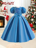 Girls' Sparkling Sequin Princess Dress