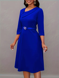 Quarter Sleeve, Elegant  Women's Dress