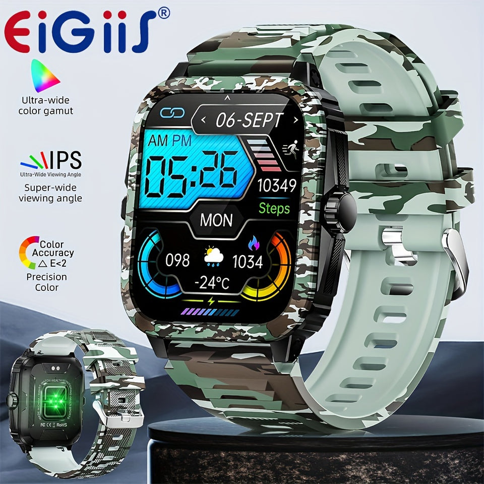 EIGIIS 24 Years Men's SmartWatch, 1.96inch