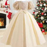 Girls' Sparkling Sequin Princess Dress