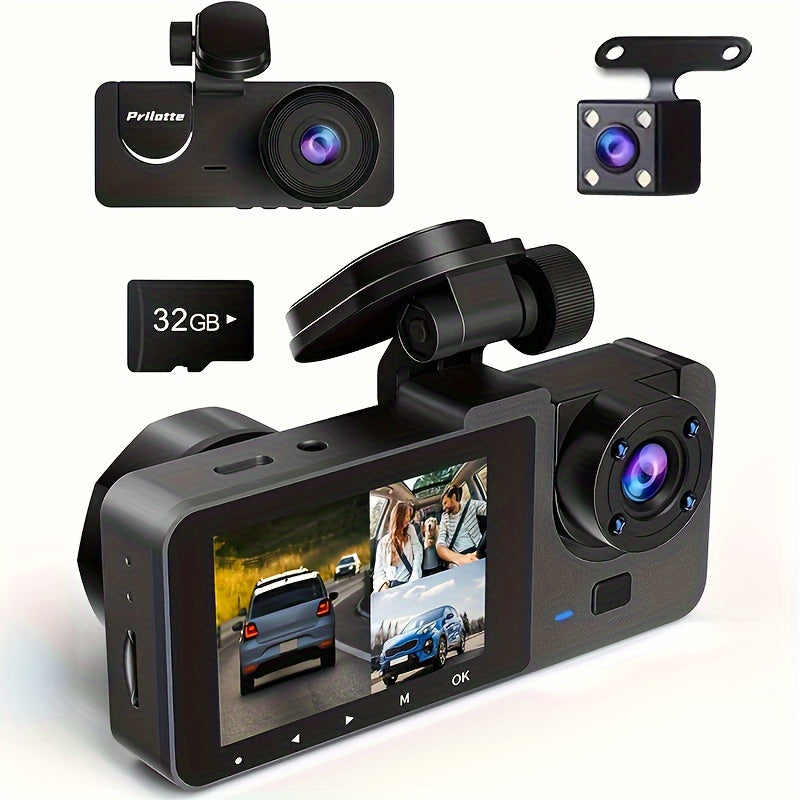 4K UHD Dash Camera for Cars with Free 32GB SD Card -