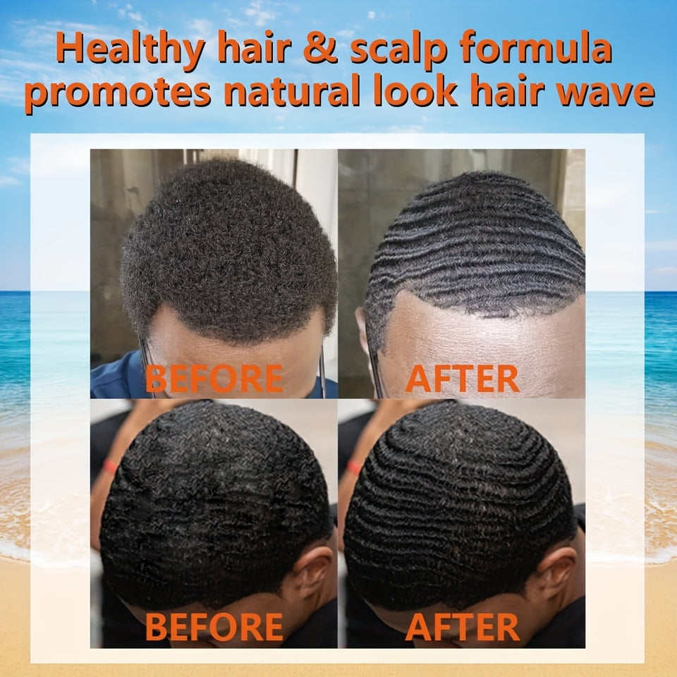 Men's 360 Wave Pomade, Strong Hold & Easy Washout