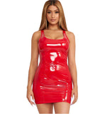 Women's  Glossy Vest Dress