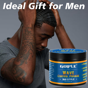 Men's 360 Wave Pomade, Strong Hold & Easy Washout