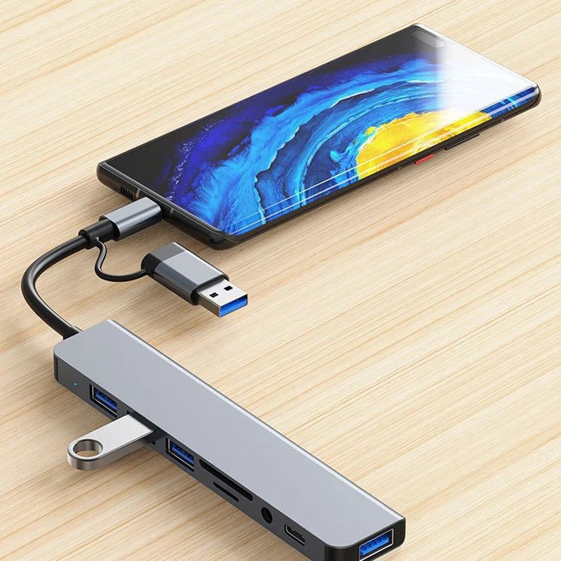8 in 2 USB  Micro SD Card  Disk Converter