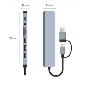 8 in 2 USB  Micro SD Card  Disk Converter