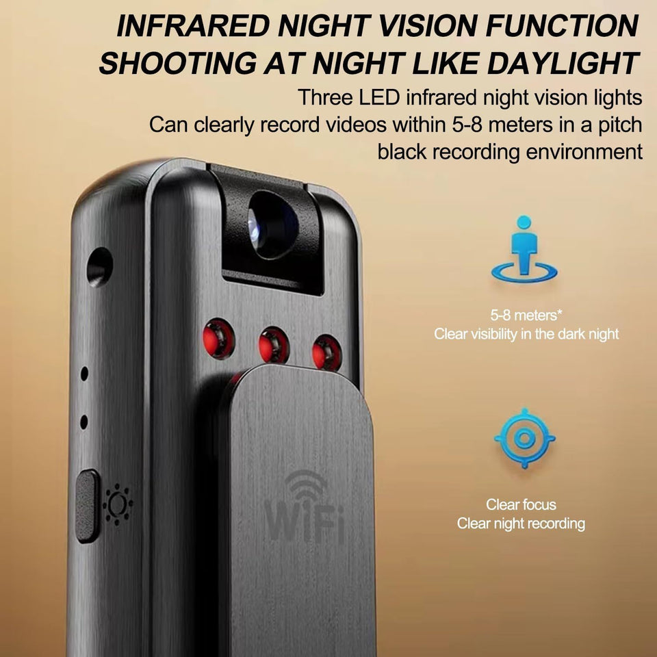 Wireless Camera with Audio And Video Recording Camera Video Recorder with Night Vision (not Included Memory Card)