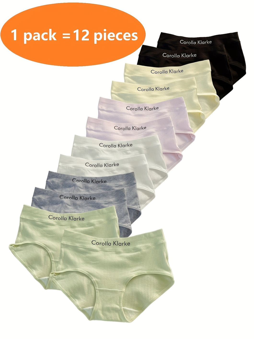 12pcs Women's Comfort Fit with Lining