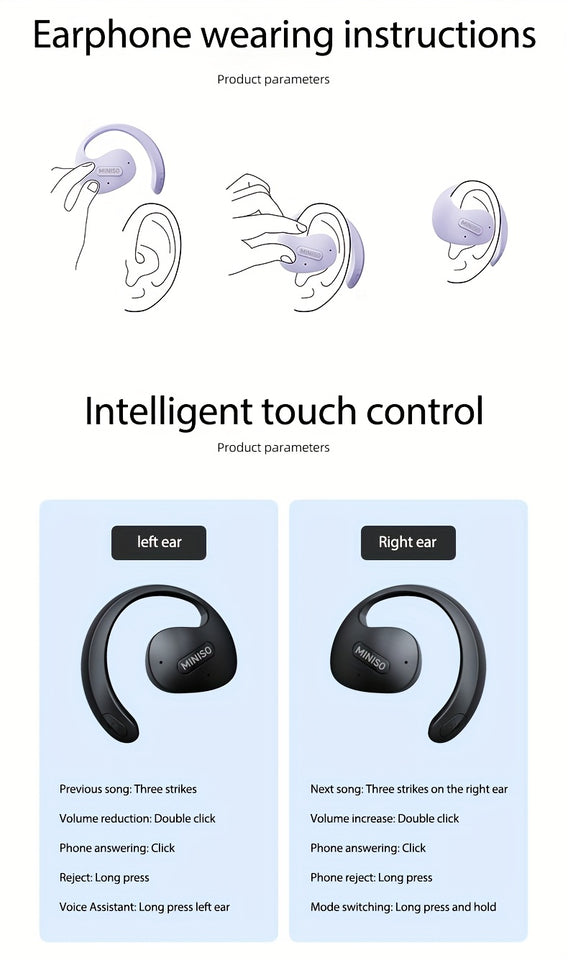 High Sound , Transslation Earbud Wireles, Miniso