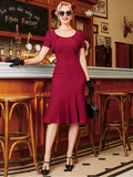 Vintage Chic Bodycon Dress Cocktail Party