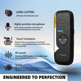 Portable Language Translation Equipment, APP Online Voice Translation, Support 136 Languages, High-precision Translation Equipment for Tourism Business Learning