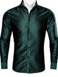 Long Sleeve Green Mens shirt