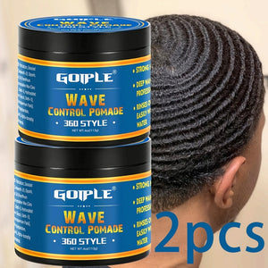 Men's 360 Wave Pomade, Strong Hold & Easy Washout