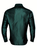 Long Sleeve Green Mens shirt