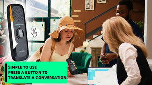 Portable Language Translation Equipment, APP Online Voice Translation, Support 136 Languages, High-precision Translation Equipment for Tourism Business Learning