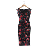 Vintage V-neck women Dress