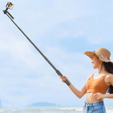 Selfie stick phone tripod