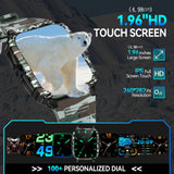 EIGIIS 24 Years Men's SmartWatch, 1.96inch