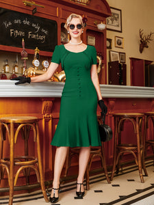 Vintage Chic Bodycon Dress Cocktail Party