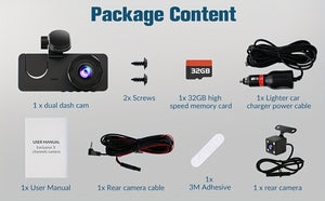 4K UHD Dash Camera for Cars with Free 32GB SD Card -