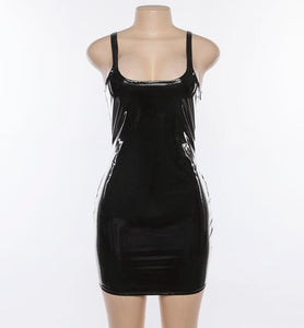 Women's  Glossy Vest Dress