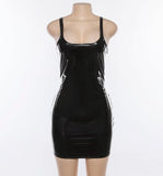 Women's  Glossy Vest Dress